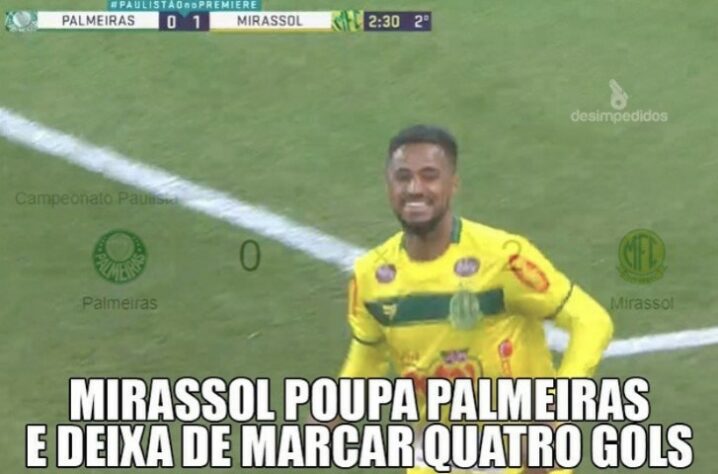 Campeonato Paulista: os melhores memes de Palmeiras 1 x 2 Mirassol