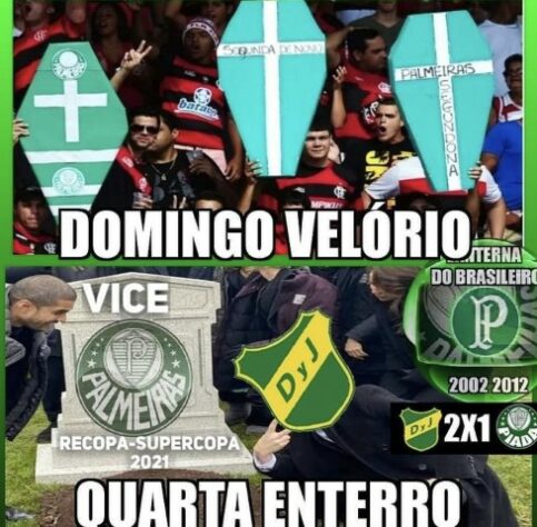 Memes: Palmeiras é alvo de zoações após perda da Recopa para o Defensa y Justicia