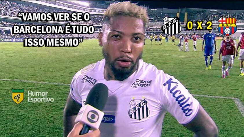 Libertadores da América: os melhores memes de Santos 0 x 2 Barcelona de Guayaquil