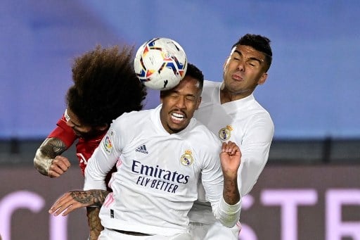 MANDOU BEM - Militão foi o craque do jogo do Real Madrid, levou muito perigo ao Osasuna nas bolas paradas e marcou um gol de cabeça