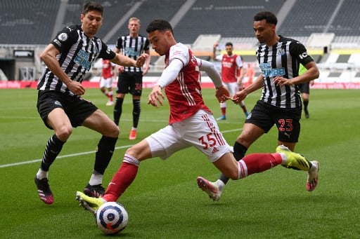 NA MÉDIA - Gabriel Martinelli conseguiu encontrar bom cruzamento para Aubameyang marcar o gol da vitória do Arsenal contra o Newcastle