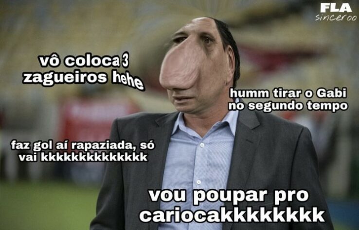 Com gol de Gustavo Henrique nos minutos finais, o Flamengo garantiu a classificação para o mata-mata da competição com 1 rodada de antecedência. Confira os memes da partida! (Por Humor Esportivo)