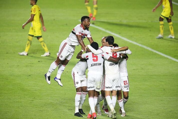 Semifinal: São Paulo 4 x 0 Mirassol (Morumbi - 16/05/2021) - Gols do São Paulo: Arboleda (1 x 0), Pablo (2 x 0), Gabriel Sara (3 x 0) e Luciano (4 x 0)