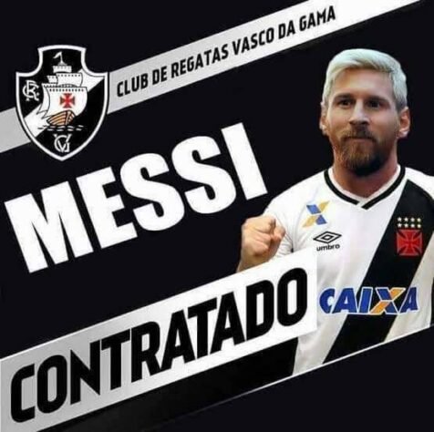 Anúncio da contratação de Lionel Messi pelo Vasco