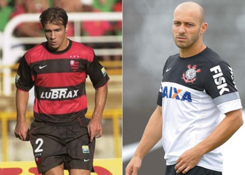 Alessandro - Lateral-direito titular do Flamengo no início do século XXI, encerrou a carreira em 2013 pelo Corinthians. Hoje, aos 42 anos, atua como gerente de futebol do clube paulista. 