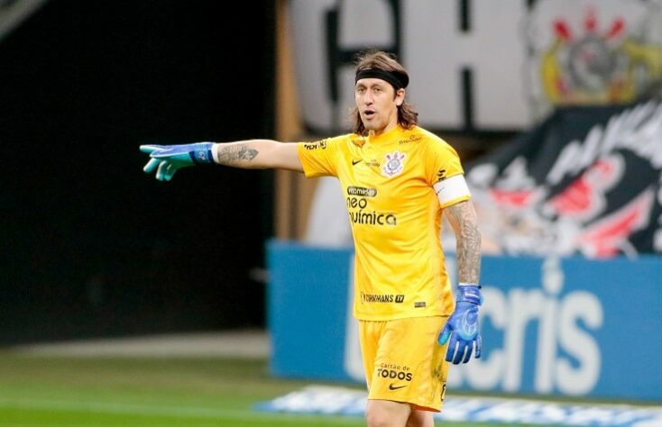 Cássio: goleiro - titular na decisão contra o Boca - 34 anos - atualmente está no Corinthians