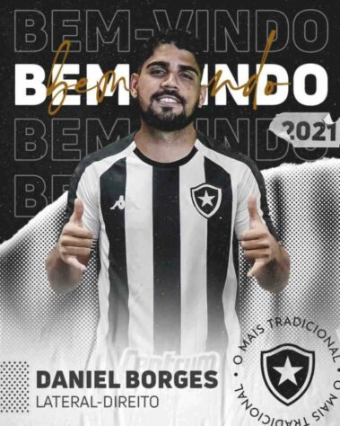 FECHADO - Na tarde desta quarta-feira, o Botafogo anunciou a contratação do lateral-direito Daniel Borges. O jogador estava no Mirassol e chega ao Alvinegro Carioca por empréstimo até o fim do ano. Pelo clube paulista, ele marcou um gol em 14 partidas disputadas.  Minutos depois do anúncio, o nome de Daniel Borges foi publicado no Boletim Informativo Diário (BID) da CBF. Dessa forma, o lateral-direito já está com a documentação regularizada para poder estrear pelo Botafogo.