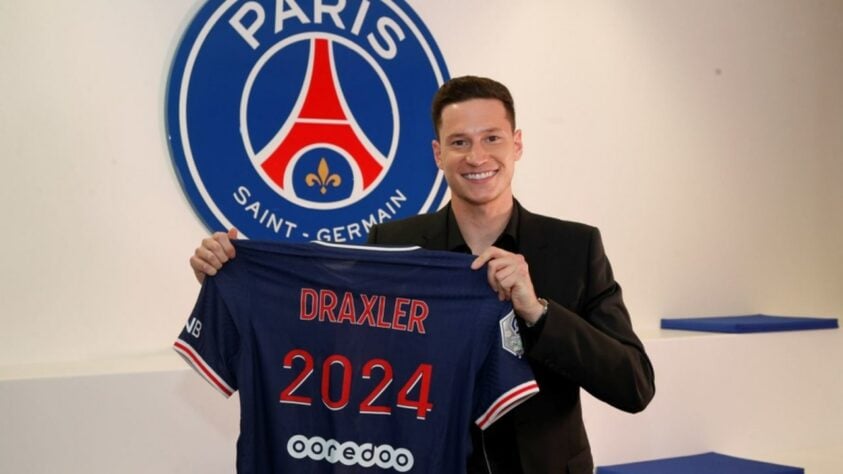 FECHADO - Draxler é do Paris Saint-Germain até 2024. Nesta segunda-feira, o clube francês anunciou oficialmente a renovação de contrato do alemão, que iria até o final da atual temporada.