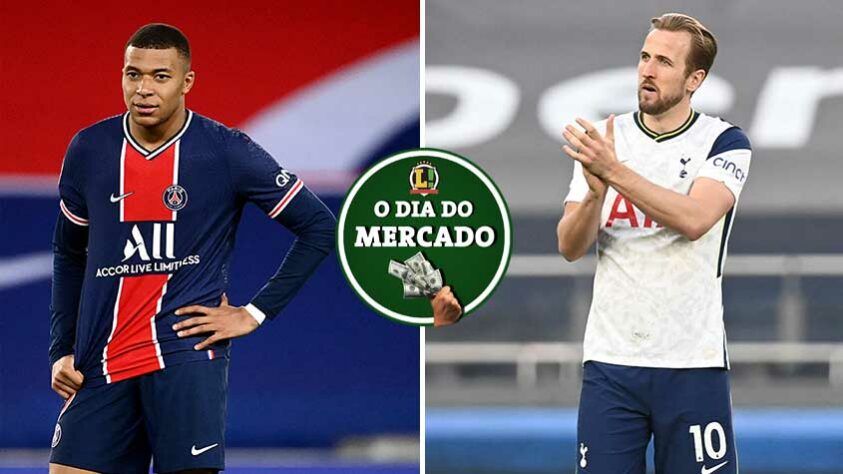 Mbappé faz proposta ao PSG para que a renovação de contrato seja concluída. Cada vez mais certo de que quer deixar o Tottenham ao final da atual temporada, Harry Kane começa a atrair vários interessados na Inglaterra. Tudo isso e muito mais no Dia do Mercado de quarta-feira.