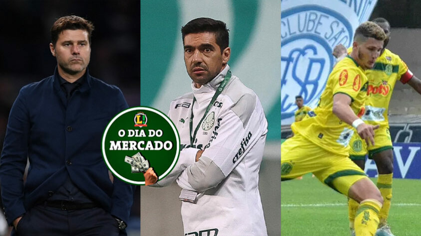 O domingo foi quente no mercado da bola. Mauricio Pochettino deve mudar de clube na Europa, Abel Ferreira adotou um tom surpreendente no Palmeiras, e o Santos fechou com dois reforços... Confira as novidades do Dia do Mercado!