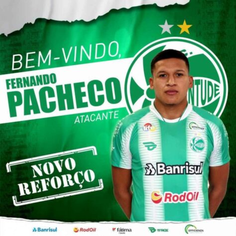 FECHADO - O Juventude anunciou a contratação por empréstimo do atacante peruano Fernando Pacheco, que pertence ao Fluminense. O jogador defenderá as cores da equipe gaúcha até dezembro de 2021. 