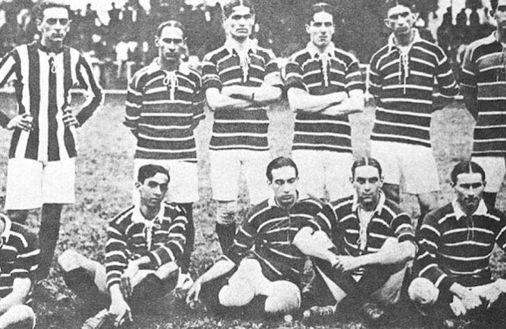 1914 - 1º título estadual do Flamengo - Vice: Botafogo