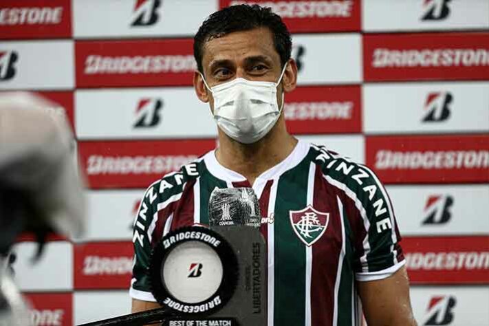 12/05/2021 - No segundo confronto com o Santa Fe na fase de grupos, Fred empatou o jogo logo depois de os colombianos abrirem o placar no Maracanã. No fim, o Fluminense venceu de virada por 2 a 1.