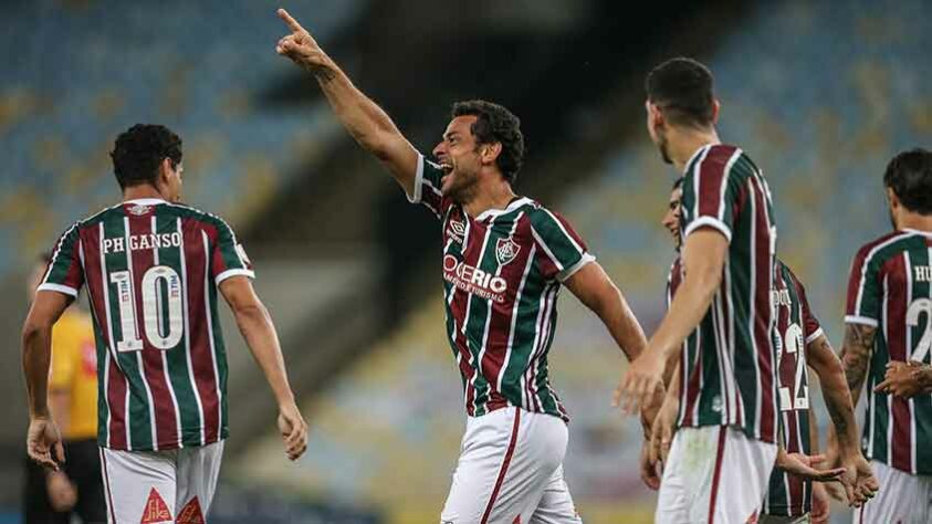 29/08/2020 - Dois meses depois de estrear, Fred finalmente fez seu primeiro gol com a camisa tricolor. No clássico diante do Vasco, o camisa 9 deixou o dele no jogo que terminou 2 a 1 para o Flu.