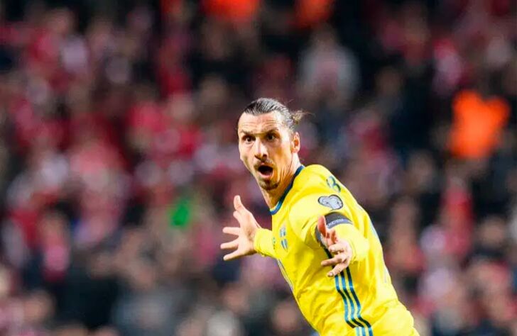 Suécia: Ibrahimovic - Atacante (62 gols em 120 jogos entre 2001 e 2022) / Um dos grandes atacantes do futebol mundial e referência técnica da seleção, porém nunca conseguiu resultados expressivos com a Suécia.