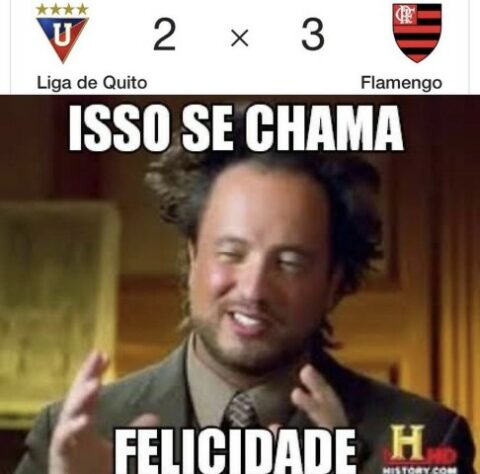 Libertadores da América: rubro-negros fazem memes comemorando vitória sobre a LDU e 100% na Libertadores