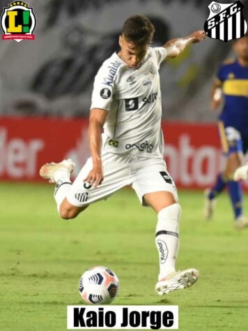 Kaio Jorge - 7,0 - Prendeu a bola na frente, deu dinâmica para o jogo e ainda fez o gol da classificação. 