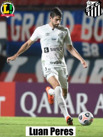 Luan Peres - 6,5 - Fez um desarme lindo em Hulk e iniciou a jogada do primeiro gol santista. Atuação bastante segura. 