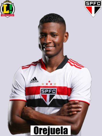 Orejuela - 7,0 - O colombiano estreou pelo São Paulo com um gol ainda nos primeiros minutos de jogo. O restante de sua atuação foi mediano, mas o seu gol foi crucial para o Tricolor.