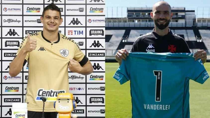 GOLEIROS: O Vasco contratou Vanderlei, e o Botafogo contratou Douglas Borges.