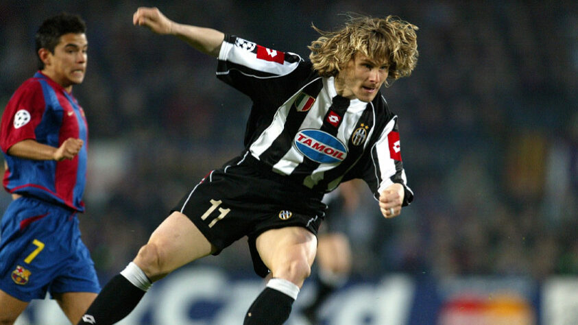 Nedved: O meia tcheco foi ídolo da Juventus e amargou um vice-campeonato de Champions League, na temporada 2002/2003, para o Milan. Nedved, suspenso, não pôde jogar a final daquela edição.