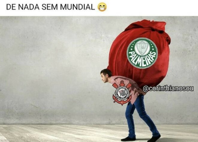 Campeonato Paulista - Torcedores brincam com 'mãozinha' do Corinthians em classificação do Palmeiras