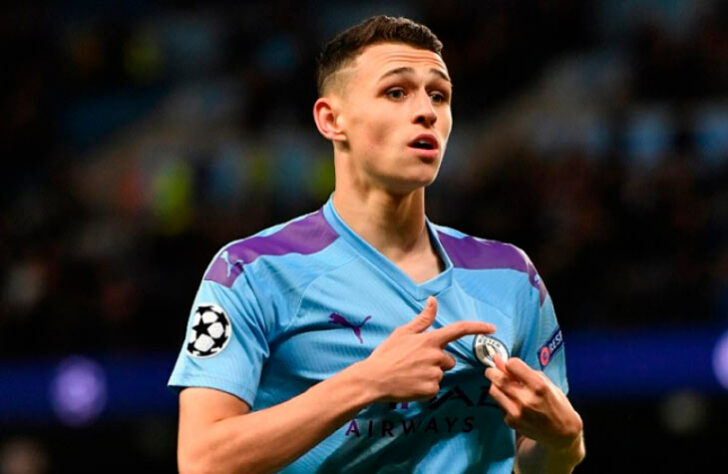 2° lugar: Phil Foden (meia - Inglaterra - 21 anos - Manchester City) - valor de mercado: 152,6 milhões de euros (R$ 984,2 milhões)