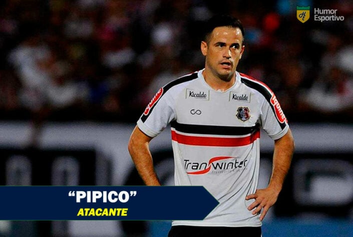 Apelidos inusitados do futebol: Pipico, meia-atacante do Santa Cruz