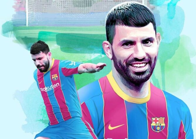 FECHADO - Sergio Aguero foi anunciado como novo reforço do Barcelona para a próxima temporada. O atacante argentino, que passou aos últimos 10 anos no Manchester City, assinou contrato até 2023 e terá a oportunidade atuar ao lado de Lionel Messi caso o compatriota permaneça na equipe culé. O centroavante chega sem custos após o término do seu contrato com o clube inglês e tem uma cláusula de rescisão contratual estipulada em 100 milhões de euros (R$ 637 milhões). O jogador será apresentado ainda nesta segunda-feira e dará entrevista coletiva.