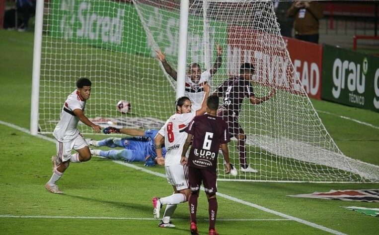 Quartas de final: São Paulo 4 x 2 Ferroviária (Morumbi - 14/05/2021) - Gols do São Paulo: Gabriel Sara (1 x 0), Liziero (2 x 0), Igor Vinícius (2 x 1) e Pablo (4 x 1)
