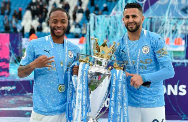 6º - O Manchester City faturou, nesta temporada, mais uma Premier League, mas ficou no vice-campeonato da Champions. Ainda assim, os Citzens conseguem permanecer na sexta colocação do ranking.