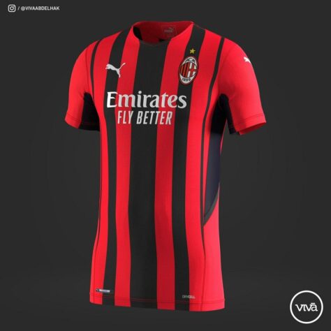 Camisa 1 - Milan - Itália