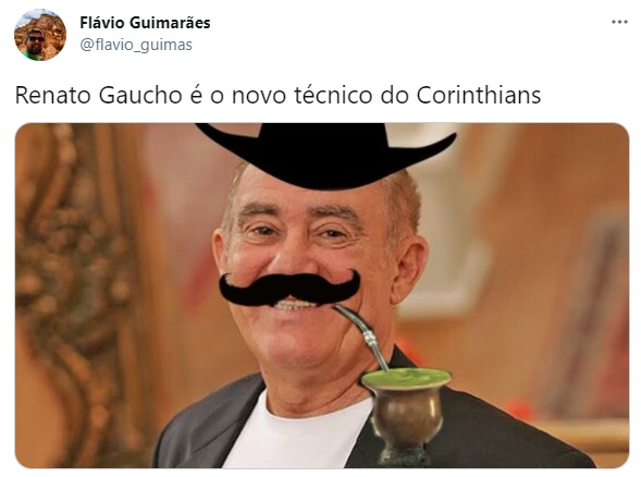 Renato Gaúcho não acerta com o Corinthians e fato vira meme nas redes sociais