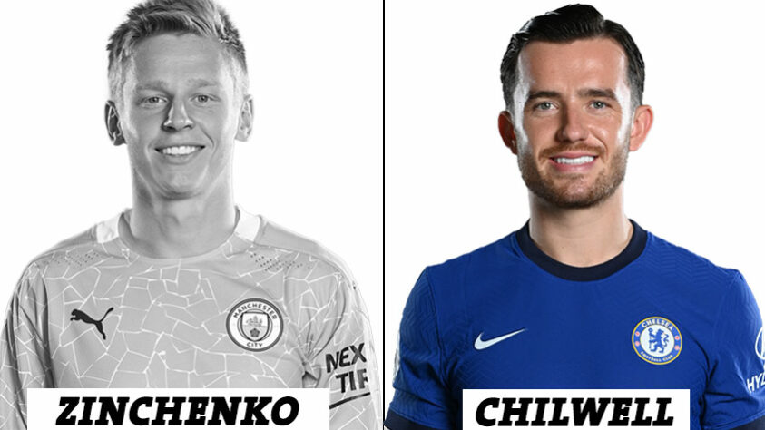 LATERAL-ESQUERDO: 5 votos para Zinchenko; 10 votos para Chilwell.