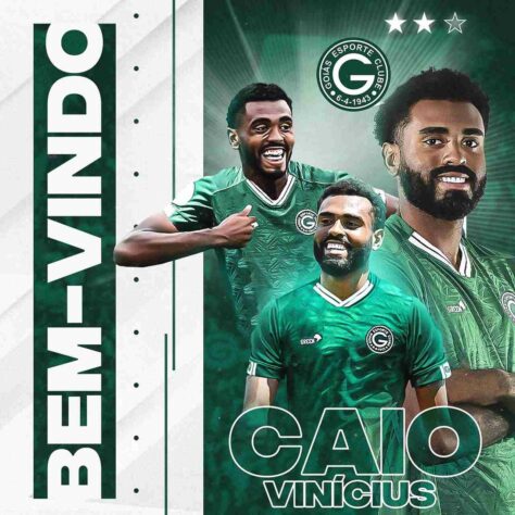 FECHADO - Pensando na Série B 2021, o Goiás anunciou mais um reforço e oficializou a chegada de Caio Vinícius, ex-Fluminense e que chega por empréstimo.