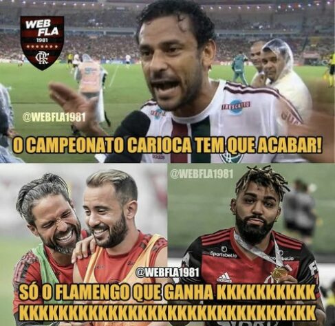 Flamengo campeão carioca: os melhores memes do título sobre o Fluminense