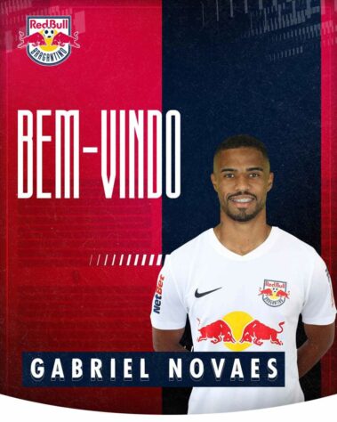 FECHADO - O RB Bragantino anunciou a contratação do atacante Gabriel Novaes, que estava no Bahia e chega com contrato de cinco anos na equipe paulista.