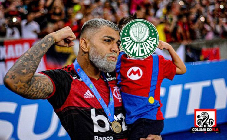 Com a derrota na estreia do Brasileirão 2021, já são 8 jogos consecutivos sem vitórias do Palmeiras sobre o Flamengo. Relembre como foram as zoeiras após as vitórias do rubro-negro! (Por Humor Esportivo)