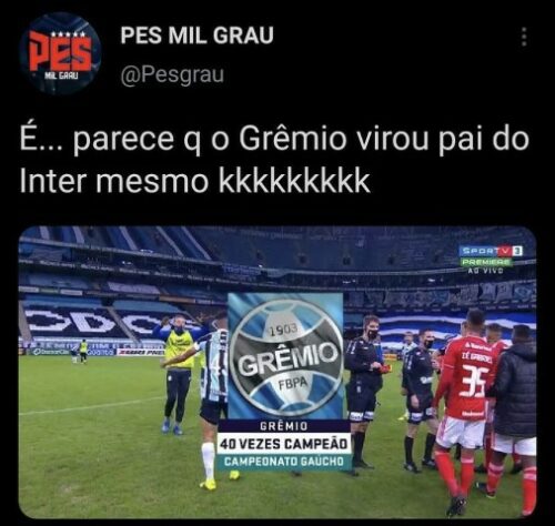 Campeonato Gaúcho: Grêmio é tetra e torcedores tiram onda em memes com o Internacional