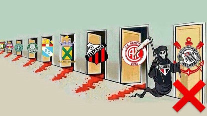 São Paulo não conseguiu quebrar o tabu e segue sem vencer o rival na Neo Química Arena. Já são 14 jogos no estádio sem triunfo do Tricolor, motivo que inspirou memes dos torcedores nas redes sociais. Confira! (Por Humor Esportivo)