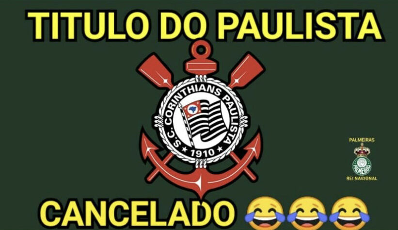 Corinthians x Palmeiras - Semifinais do Campeonato Paulista 2021. Após ajudar o rival a se classificar para fase mata-mata da competição estadual, o Corinthians acabou sendo eliminado no mata-mata após derrota por 2 a 0 em casa