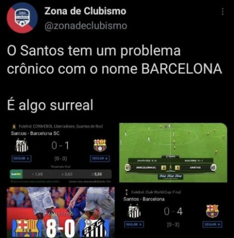 Libertadores da América: os memes da eliminação do Santos após derrota para o Barcelona de Guayaquil