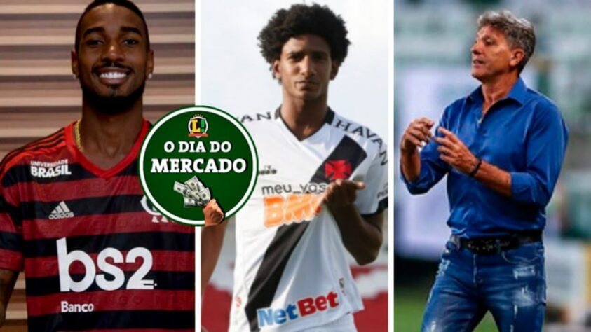 Clube francês se aproxima de contratar o volante Gérson após negociação com o Flamengo nos últimos dias. Vasco acerta venda de promessa da base para os Estados Unidos. Corinthians finaliza primeira reunião com possível novo técnico do clube. Tudo isso e muito mais no Dia do Mercado de terça-feira.