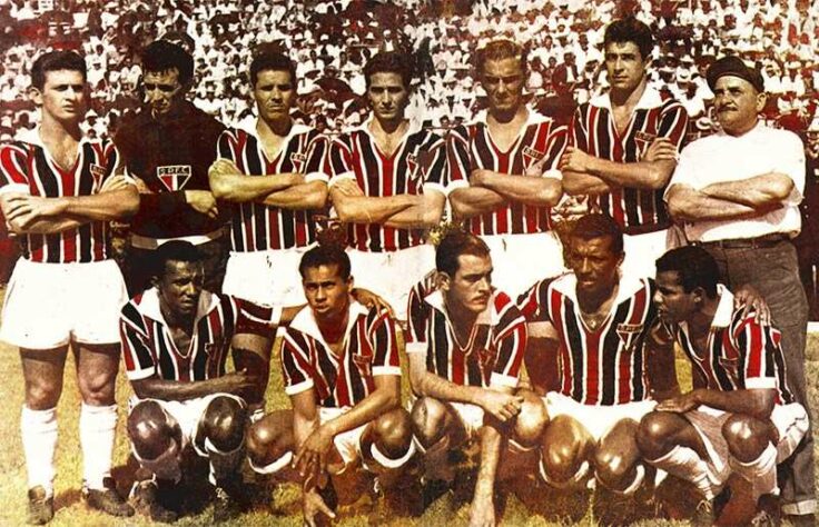 1957 - 8º título estadual do São Paulo - Vice: Santos
