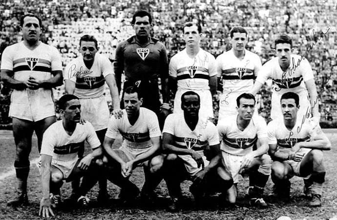 1948 - 5º título estadual do São Paulo - Vice: Santos