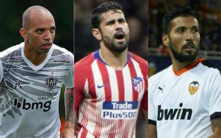 O Atlético-MG anunciou que não vai renovar o contrato do atacante Diego Tardelli, que só tem vínculo com o Galo até 31 de maio. Com isso, Tardelli ficará livre para assinar com qualquer clube. Com a chegada do Brasileirão 2021, listamos 21 jogadores que estão livres e poderiam ser uma boa para o seu time do coração. Confira!