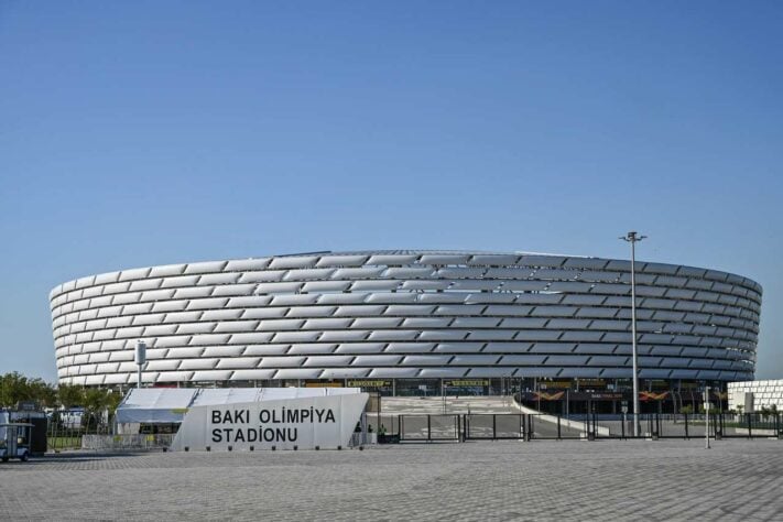 Estádio Olímpico, em Baku, no Azerbaijão.