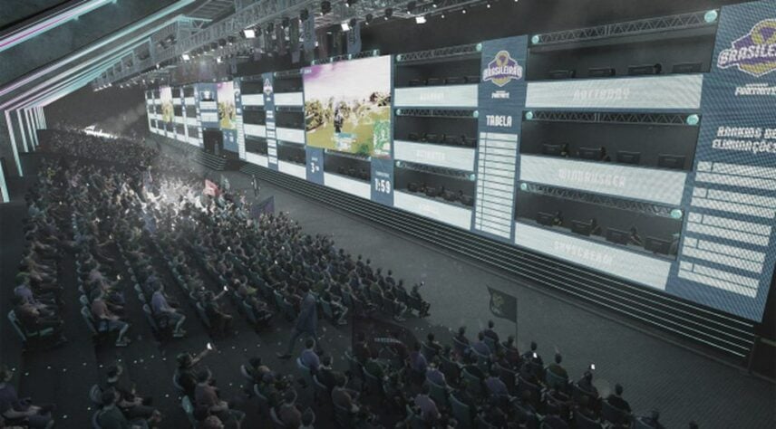 Veja imagens do projeto do novo Pacaembu. Parte abaixo de uma das arquibancadas terá uma arena para eSports.
