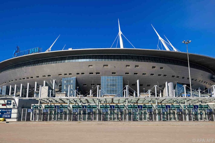 Gazprom Arena, em São Petersburgo, na Rússia.