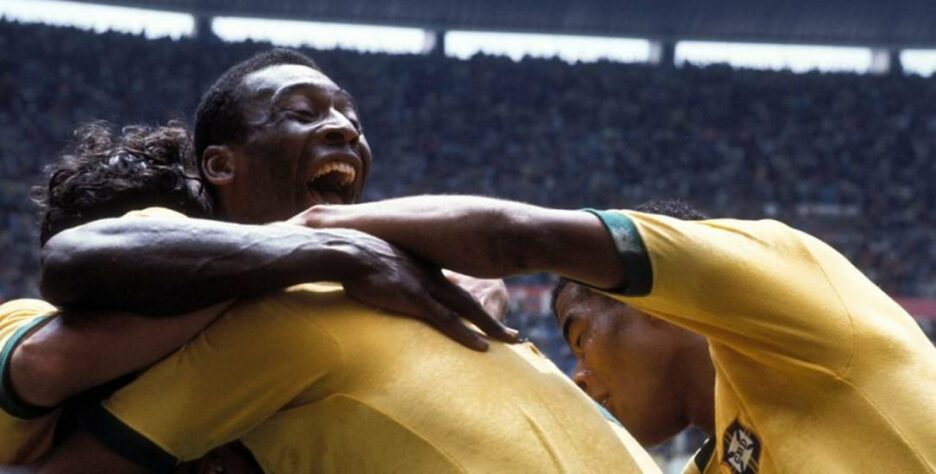 Pelé: 77 gols em 91 jogos pela seleção do Brasil.